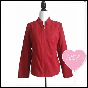 ⭐️3/$25⭐️ TanJay Faux Suede Women's Jacket Size 8P